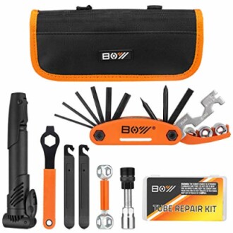 Bicycle Repair Bag & Bicycle Tire Pump: A Complete Bike Tool Kit for Safety and Convenience