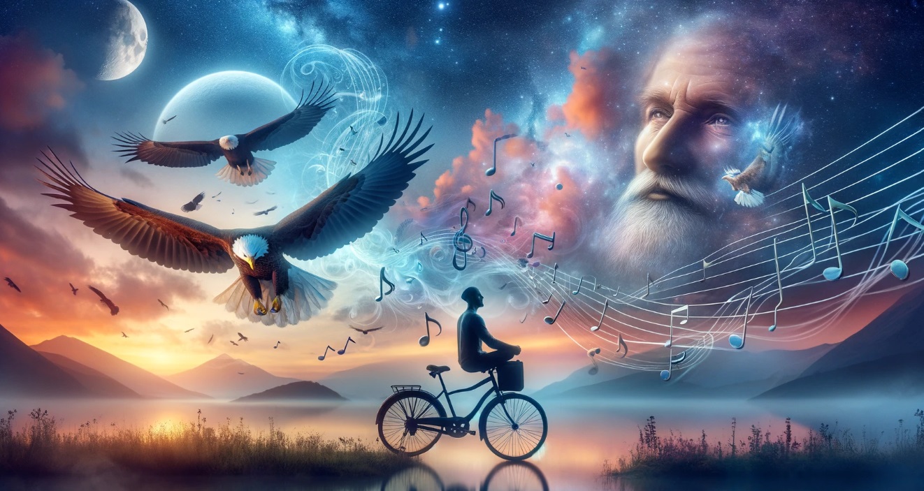 Eagle Ride: Harmonizing Biking, Meditation, and Dreams with Dad's Spirit